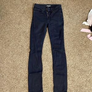 Made in USA American Apparel black pencil jeans